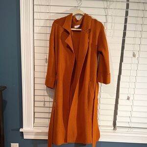 Bluivy Women's Orange sweater Coat
